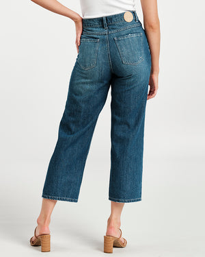 Farrah Wide Jeans - Blue Hemp